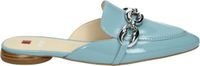 Hogl - 100136 SKYE - Dames slippers - Blauw - Maat 38.5