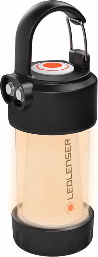 Led Lenser ML4 Warm Light, LED-lantaarn, outdoor, camping, hangend, dimbaar, met batterij, oplaadbaar, 300 lumen, incl. laadkabel