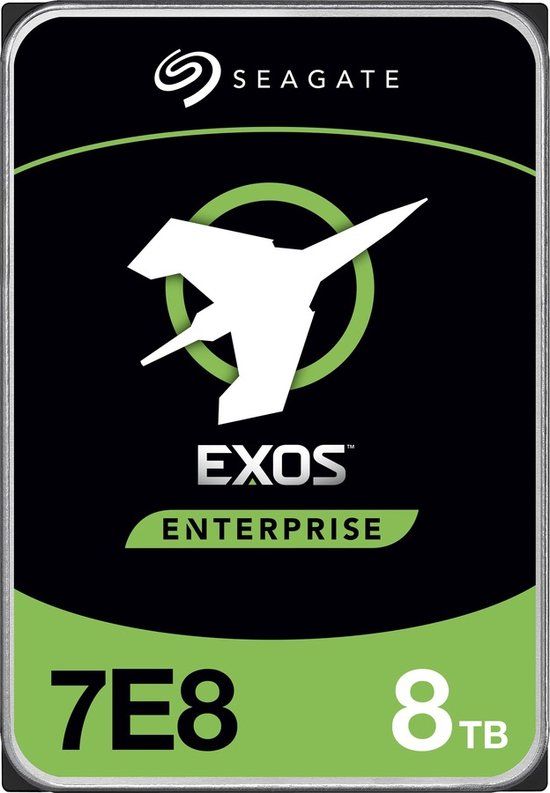 Seagate Exos 7E8 - 8 TB HDD - 3.5 inch - 7200 RPM - SATA3