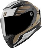 FC-Moto FF130SV Cavion Helm - Integraalhelm - Zwart Mat/bruin - Maat S