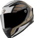 FC-Moto FF130SV Cavion Helm - Integraalhelm - Zwart Mat/bruin - Maat S