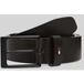TOMMY HILFIGER Riem 'Enamel Flag Rectangular Buckle' donkerbruin