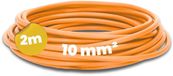 Kalitec H07V-K 10 mm² Kabel Orange - 2 m Fil de cuivre flexible