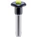 HALDER 22420.0052, paddenstoelgreep klemsluitbouten, zwart