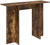 vidaXL Wandtafel Gerookte Eik 100 x 30 x 75 cm Bewerkt hout