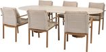 4 Seasons Outdoor Colorado Safina dining tuinset 240x105xH75 cm 7 delig keramiek amber