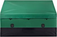 Merkloos Opbergbox voor Buiten, 580L, Groen, Plastic, Polyetheen, Metaal