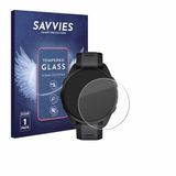 Savvies Glas Screenprotector voor Garmin Forerunner 165 Music - Gehard Beschermglas 9H