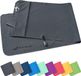 Wan GmbH Set de serviettes de fitness multifonctionnelles avec fermeture éclair et clip magnétique, Gris foncé