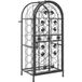 Maison Exclusive - Casier à bouteilles 33 bouteilles noir 45x36x100 cm fer forgé