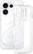 Techsuit Hoesje geschikt voor Oppo Reno16 - Clear Silicone Back Cover - Transparant