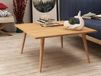 LIVAI Table basse 80 cm chêne