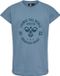 Hummel Hmlmalin T-Shirt S/S Kinderen Blauw Katoen Ronde Hals Korte Mouw Logo Regular Fit