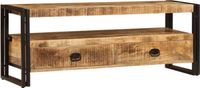 vidaXL TV-meubel 120x35x45 cm massief mangohout