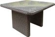 AVH-Collectie Bilbao lounge-diningtafel 110x110xH70 cm grijs