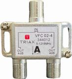 TRIAX Répartiteur double, 1,2 GHz, 3,5 dB, 1 pièce.