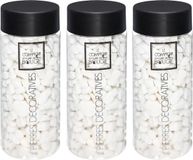 Atmosphera Kleine decoratie/hobby steentjes - 3x - wit - 750 gram - Aquarium en vazen vulling