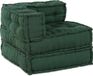 vidaXL Modulebankeenheid Stof Groen 210 x 70 x 56 cm