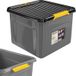 Boîte de rangement gris/anthracite 39x39x26cm empilable