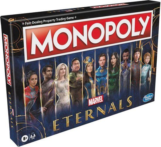 Hasbro Monopoly - Eternals (Engels) - Bordspel - Strategisch spel - 8+ jaar