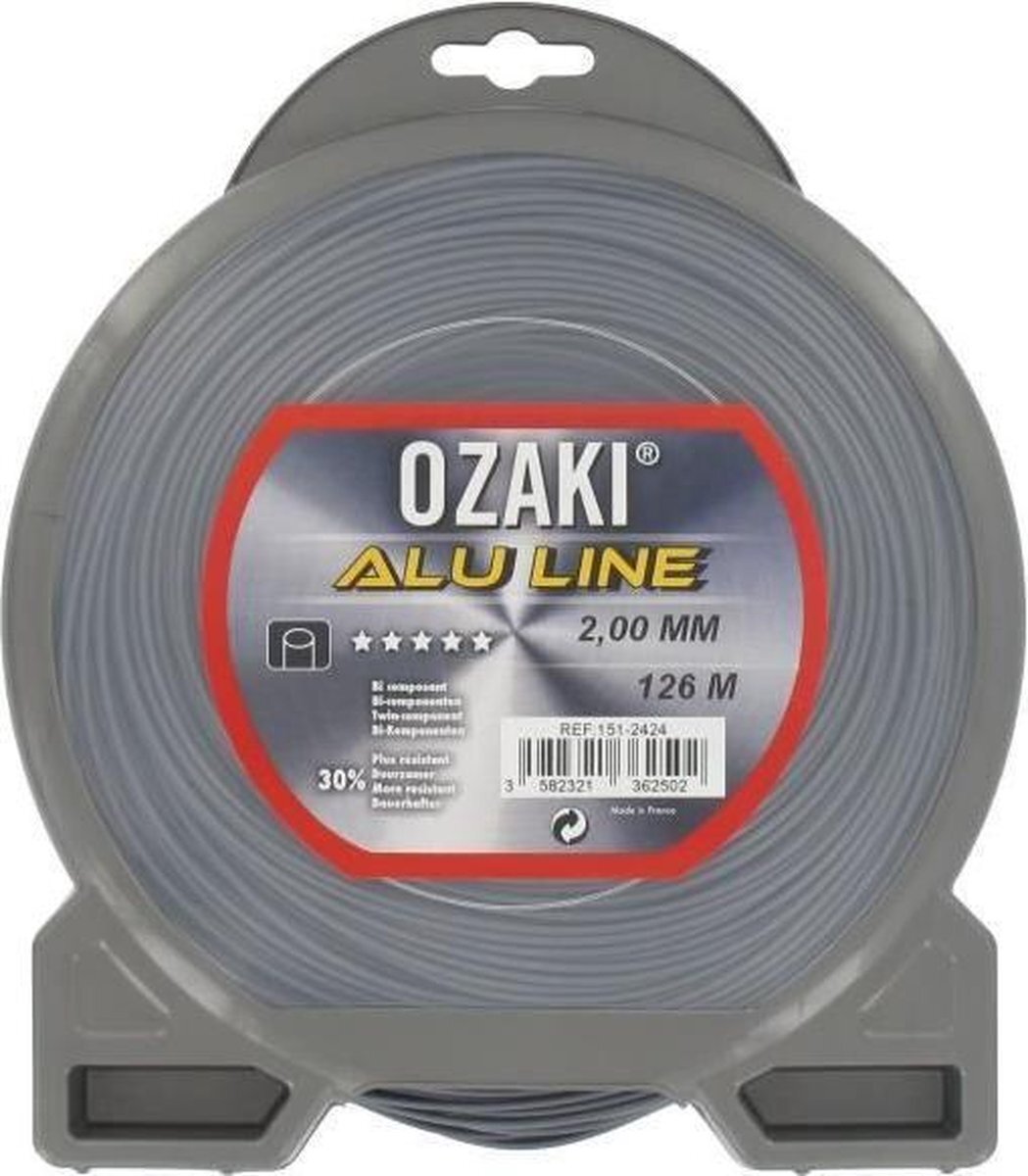 Anders PRAKTISCHE TUIN OZAKI nylon lijn nylon draad voor bosmaaier - Ø: 2 mm - L 126 m