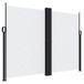 vidaXL Windscherm uittrekbaar 180x600 cm wit