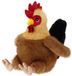 Keel Toys Keeleco kip knuffel - 20 cm - bruin