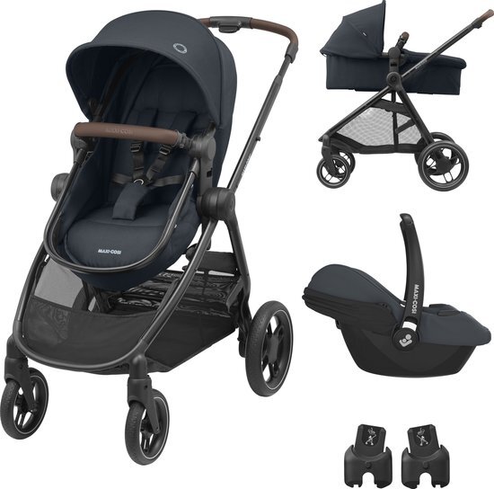 Maxi-Cosi Zelia 3 Kinderwagen 3-in-1 Essential Graphite grijs