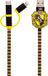 Merkloos Harry Potter Hufflepuff Scarf Charging Cable