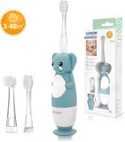 Luvion 400S Elephant - Sonische Elektrische Tandenborstel kind voor Baby en Peuter - 0 t/m 4 Jaar - Met Timer