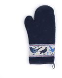 Bunzlau Castle Ovenhandschoen Vogels Donkerblauw