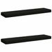 vidaXL - 2-delige - Coussin de banquette - VUGHT - 2 - pièces - 100% - Polyester - Noir