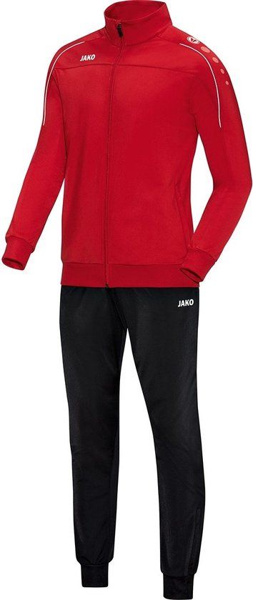 Jako Classico Polyester Trainingspak Kinderen - Rood - Maat 152