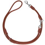 HUNTER verstelbare hondenlijn ROUND & SOFT CANADIAN UP, cognac, 14/200