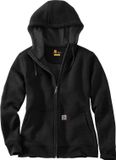 Carhartt 102788 Clarksburg Zip Sweatshirt - Relaxed Fit - Black - L