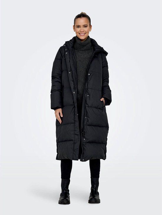 ONLY ONLALICE DOWN COAT OTW 15276961 - Zwart - Maat L - Dames