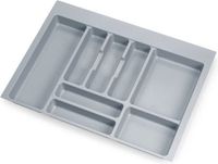 Emuca Optima Tiroir à couverts 700mm Plastique Gris