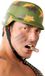 Guirca 13982 Casque camouflage, vert armée, unique