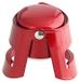 Fackelmann 49726 Champagne Stopper Grandcru van Silicone/Metallic Gecoated, Rood