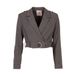 Freebird Cropped Blazer - Grijs