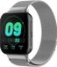 Strap-it Milanees Smartwatch bandje - Zilver - Geschikt voor Oppo Watch 41mm
