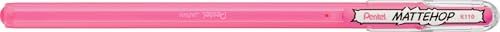 Pentel K110 MatteHop Gel Pen voor Glanzend & Fotografisch Papier, 1.0mm Tip, Lichtroze (Een Pen)