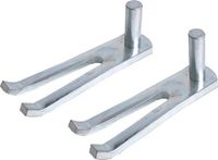 Waelbers 2x Klauwduim, verzinkt staal met pendikte 16 mm