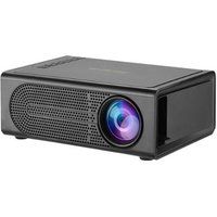 Aiorber Mini-projector, Draagbaar, LCD-LED, Bedrade Schermspiegeling, Compatibel met iOS en Android, Laptops/PC's/Smartphones, Zwart
