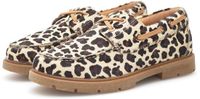 Woden Johanne Animal Bootschoenen Dames Leer Luipaardprint Maat 37