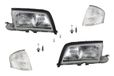 Netparts24 Johns koplampen geschikt voor Mercedes W202 C-klasse, bouwjaar 1996-2000. Set voor links en rechts, inclusief richtingaanwijzers