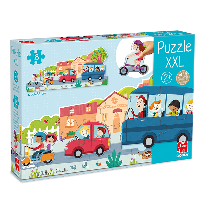 Goula Puzzel XXL Voertuigen - 453428 - 2+ jaar