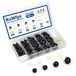 OEM Veiligheidsogen zwart 18-30 mm 80 stuks inclusief ringen