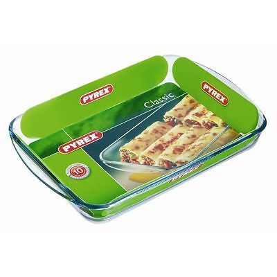 Pyrex Rectangular Glass Lasagna Baking Dish - 40 x 27 cm - Transparent