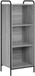 vidaXL Boekenkast 55,5 x 33 x 174 cm Bewerkt hout Grijs Sonoma